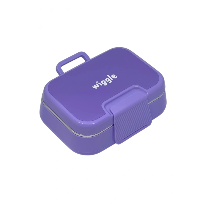 Wiggle Çelik Beslenme Kutusu Lila 3488