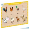 Ahşap Çiftlik Hayvanları Eğitici Set