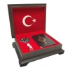 Ahşap Kutulu KurAn(Çanta Boy Ay-Yıldız) (0353)
