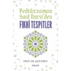 Bediüzzaman Said Nursiden Fıkhi Tespitler