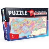 Blue Focus Türkiye Haritası Kutulu - Puzzle 123 Parça