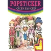 Çiçek Bahçesi Boyama Kitabı Popsticker