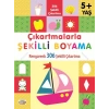 Çıkartmalarla Şekilli Boyama 5 Yaş Üstü