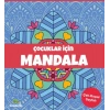Çocuklar İçin Mandala - Mavi