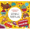 Çocuklar İçin Mandala - Renkli Taşıtlar