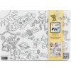 Funny Mat - Uzay Ve Dinozorlar 25 X 35 Cm