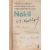 Halid Ziya Uşaklıgil’in Kaleme Aldığı ve Tercüme Ettiği Öykülerden Bir Seçki: Nâkil