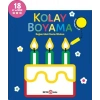 Kolay Boyama Doğum Günü Resim Kitabım