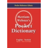 Merriam Websters Pocket Dictionary  English - Turkish İngilizce-Türkçe Cep Sözlüğü