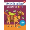 Minik Eller Yapıştır Ve Boya - Bordo Kitap