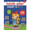 Minik Eller Yapıştır Ve Boya - Mavi Kitap