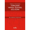 Oklama Yöntemiyle Türkçenin Yapısal-İşlevsel Söz Dizimi