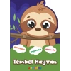 Şekilli Hayvanlar Serisi - Tembel Hayvan Aktivite Boyama Çıkartma Kitabı