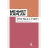Şiir Tahlilleri-1 Tanzimattan Cumhuriyete
