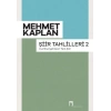 Şiir Tahlilleri-2 (Cumhuriyet Devri Türk Şiiri)