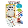 Yazı İzi Defteri - Yazmayı Öğreten Defter - Jumbo Kalem, Kalemtıraş ve Silgi Hediyeli