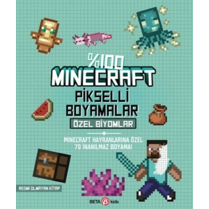 %100 Minecraft Pikselli Boyamalar Özel Biyomlar