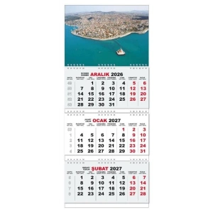 2027 Gemici Duvar Takvimi - Üsküdar
