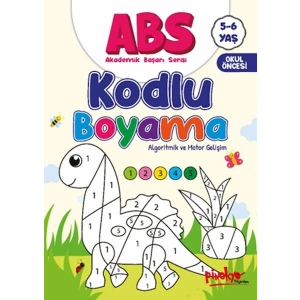 ABS 5-6  Yaş Kodlu Boyama