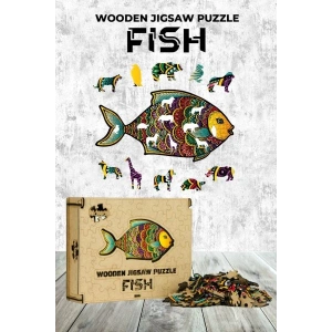 Ahşap Puzzle - Fish (182 parça)