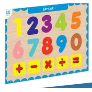 Ahşap Sayılar Eğitici Set