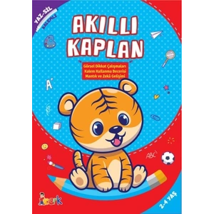 Akıllı Kaplan - Yaz-Sil-Kalemli
