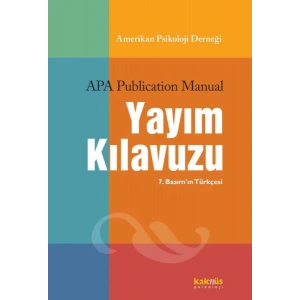 Amerikan Psikoloji Derneği Yayım Kılavuzu