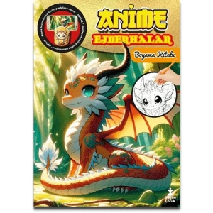 Anime Ejderhalar Boyama Kitabı