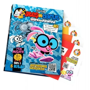 Ateş İle Barut Yeni Misafir Ar (4D) Animasyonlu Kitap Set 1