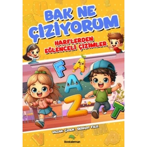 Bak Ne Çiziyorum - Harflerden Eğlenceli Çizimler