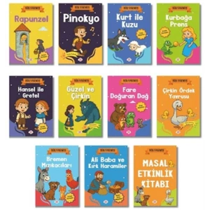 Bir Varmış Seti (10 Kitap +1 Aktivite Takım)