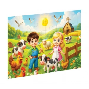 Çiftlik Ahşap Puzzle