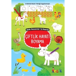 Çiftlik Hayatı Boyama - Minik Ressamlar İş Başında