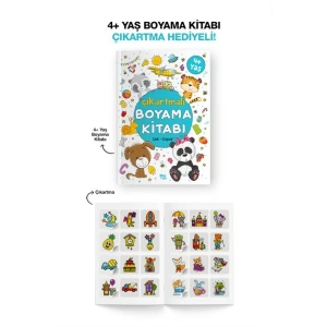 Çıkartmalı Boyama Kitabı  4 Yaş +