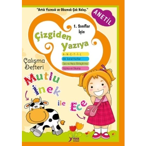 Çizgiden Yazıya Çalışma Defteri-Dik Temel Harflerle