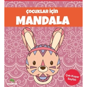 Çocuklar İçin Mandala - Pembe