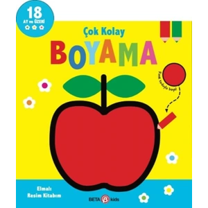 Çok Kolay Boyama Elmalı Resim Kitabım