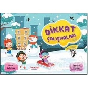 Dikkat Çalışmaları 4. Kitap (Kalem Hediyeli)