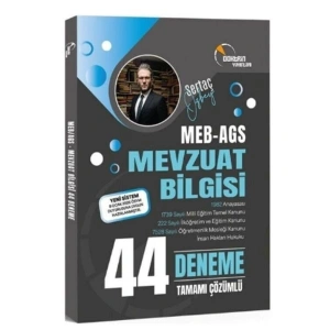 Doktrin Yayınları MEB AGS Mevzuat Bilgisi 44 Deneme