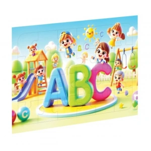 Eğlenceli Harfler Ahşap Puzzle