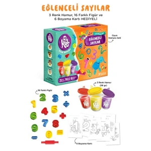 Eğlenceli Sayılar Oyun Hamuru Seti (25 Parça - 356 Gr)