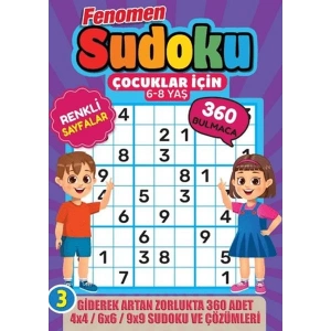 Fenomen Çocuklar için Sudoku (6-8 Yaş) -3