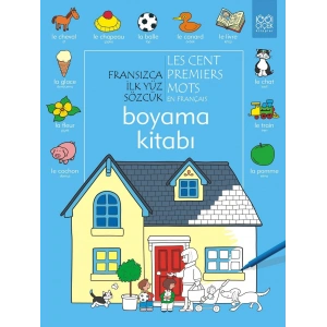 Fransızca İlk Yüz Sözcük Boyama Kitabı