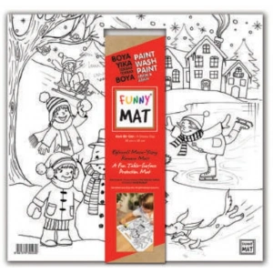 Funny Mat - Karlı Bir Gün 40x40cm