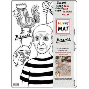 Funny Mat - Pablo Pıcasso 30 X 40 Cm