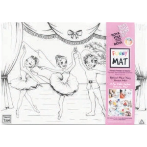 Funny Mat - Prens İle Prenses Ve Dansçılar 33,5 x 48 cm