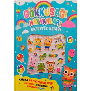 Gökkuşağı Hayvanları Aktivite Kitabı