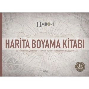 Harita Boyama Kitabı 20 Tematik Türkiye Haritası