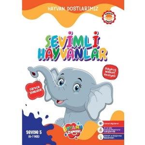 Hayvan Dostlarımız - Sevimli Hayvanlar Seviye 5 (6-7 Yaş)