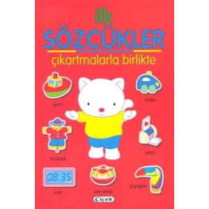 İlk Sözcükler - Çıkartmalarla Birlikte Kırmızı